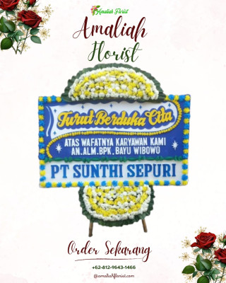 Papan Bunga Duka di Sungai Lekop
